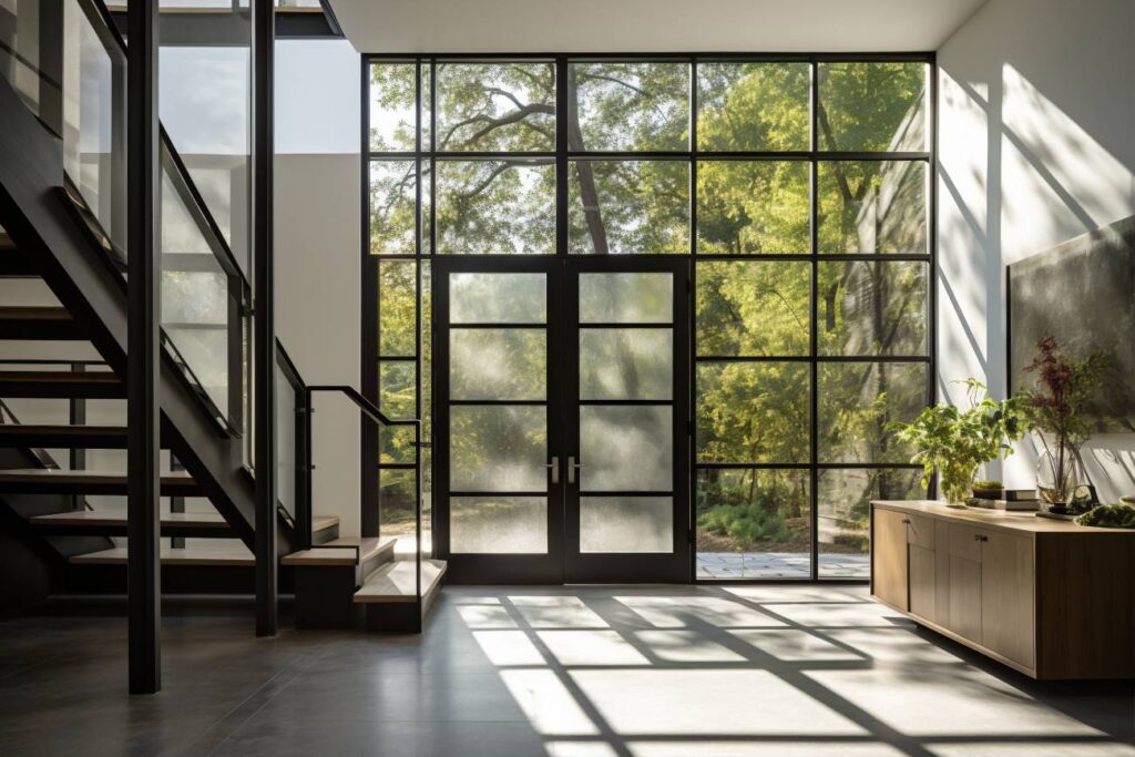 ai generated modern styled entryway